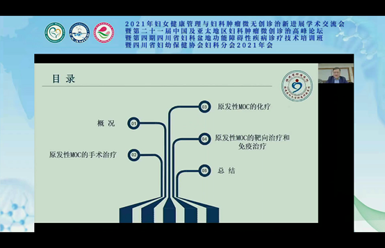 2021年妇女健康管理与妇科肿瘤微无创诊治新进展学术交流会 卵巢癌综合管理与临床决策、卵巢癌诊治领域的热点难点问题、妇科肿瘤诊治相关合并症、并发症处置及医疗纠纷防范 三大专场圆满结束