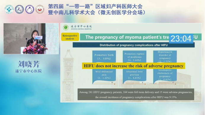 遂宁市中心医院刘晓芳：聚焦超声在保护子宫良性疾病患者生育力的研究