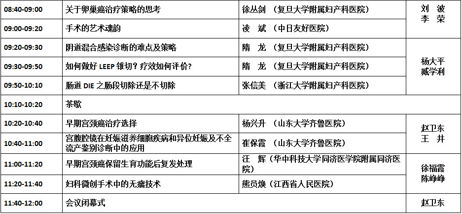 妇科恶性肿瘤诊治新进展学习班暨第三届江淮论坛将于2018.7.6-8日在合肥举行