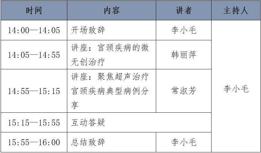 “一起战‘疫’—宫颈疾病的微无创治疗”线上学术会议邀您观看直播